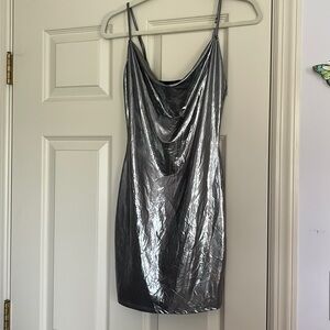 forever 21 silver dress!